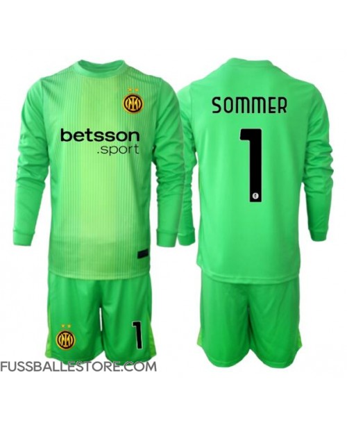 Günstige Inter Milan Yann Sommer #1 Torwart 3rd trikot Kinder 2025-26 Langarm (+ Kurze Hosen) Günstige Inter Milan Yann Sommer #1 Torwart 3rd trikot Kinder 2025-26 Langarm (+ Kurze Hosen)